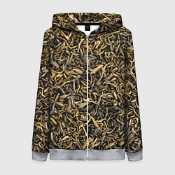 Женская толстовка на молнии Чай