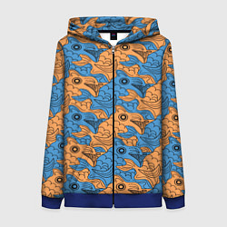 Женская толстовка на молнии Графическая фантазия