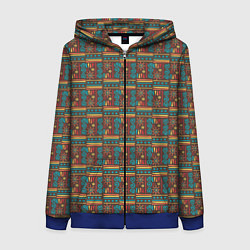 Женская толстовка на молнии Солнце джунглей