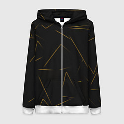 Женская толстовка на молнии Color yellow line