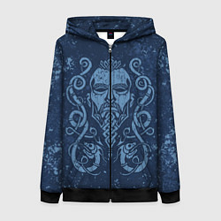 Женская толстовка на молнии Викинг орнамент