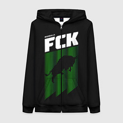 Женская толстовка на молнии FC Krasnodar