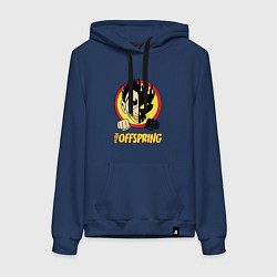 Толстовка-худи хлопковая женская The Offspring Boy, цвет: тёмно-синий