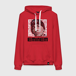 Толстовка-худи хлопковая женская Eminem labyrinth, цвет: красный