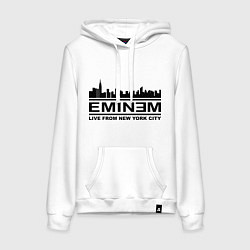 Женская толстовка-худи Eminem: Live from NY
