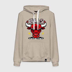 Женская толстовка-худи Chicago Bulls est. 1966