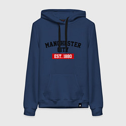 Женская толстовка-худи FC Manchester City Est. 1880