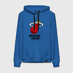 Женская толстовка-худи Miami Heat-logo