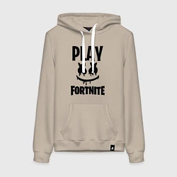 Женская толстовка-худи Marshmello: Play Fortnite