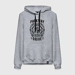 Толстовка-худи хлопковая женская Parkway Drive: Australia, цвет: меланж