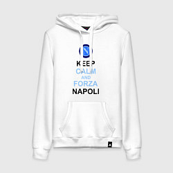 Женская толстовка-худи Keep Calm & Forza Napoli