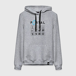 Женская толстовка-худи PORTAL