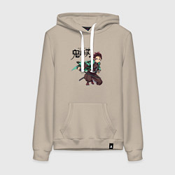 Женская толстовка-худи KIMETSU NO YAIBA