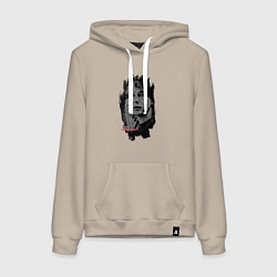 Женская толстовка-худи Башлачев Александр