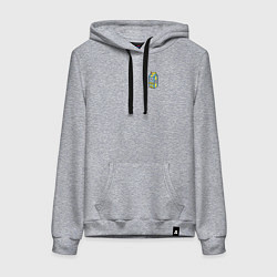 Толстовка-худи хлопковая женская Lyrical Lemonade, цвет: меланж