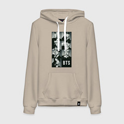 Женская толстовка-худи BTS