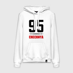 Женская толстовка-худи 95 Chechnya