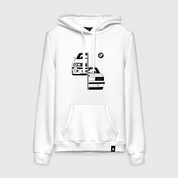 Женская толстовка-худи BMW БМВ Z