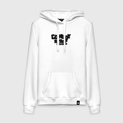 Толстовка-худи хлопковая женская Cowboy Bebop, цвет: белый