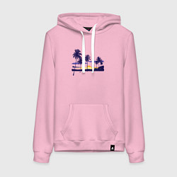 Женская толстовка-худи ПАЛЬМЫ