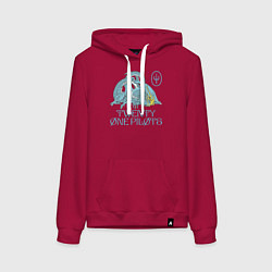 Женская толстовка-худи Twenty one pilots SaI Дракон