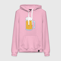 Женская толстовка-худи Beer Cat