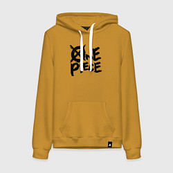 Женская толстовка-худи One Piece Большой куш лого