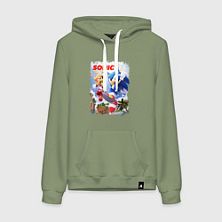 Женская толстовка-худи SONIC СОНИК Z