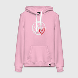 Женская толстовка-худи Love Volleyball