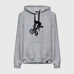 Женская толстовка-худи ВЕЛОСПОРТ BMX Racing ВЕЛОСИПЕДИСТ