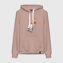 Женская толстовка-худи Художник так видит