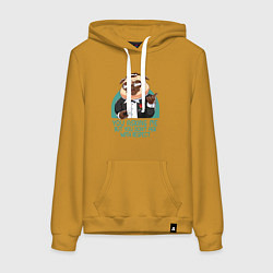 Женская толстовка-худи Мопс в костюме