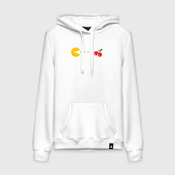 Женская толстовка-худи Pac-man 8bit