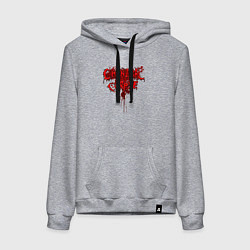 Женская толстовка-худи Cannibal bleeding