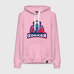 Женская толстовка-худи Россия - Хоккей