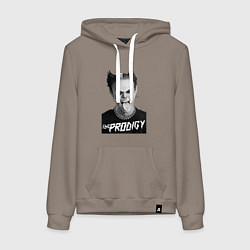Толстовка-худи хлопковая женская The Prodigy - firestarter, цвет: утренний латте