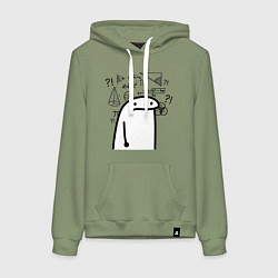 Женская толстовка-худи Понятно что ничего не понятно