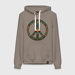 Женская толстовка-худи Pacific symbol