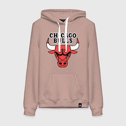 Женская толстовка-худи Chicago Bulls