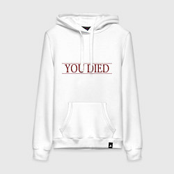 Женская толстовка-худи Dark Souls - You Died