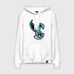 Толстовка-худи хлопковая женская Blue Bunny, цвет: белый