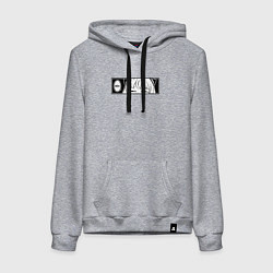 Толстовка-худи хлопковая женская Аня форджер - Хехе, цвет: меланж