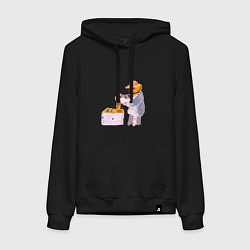 Женская толстовка-худи Пчеловод и его пасека