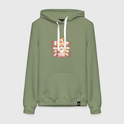 Женская толстовка-худи Милый девятихвостый демон