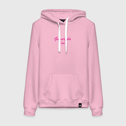 Толстовка-худи хлопковая женская Gamarjoba Ken, цвет: светло-розовый