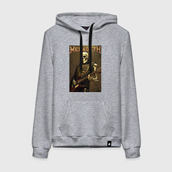 Женская толстовка-худи Megadeth - skeleton - heavy metal