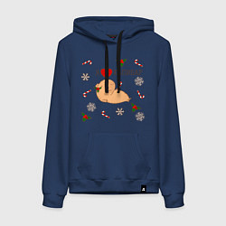 Женская толстовка-худи Я люблю капибар