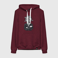 Женская толстовка-худи Человек дартс