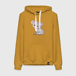 Женская толстовка-худи Cute koala