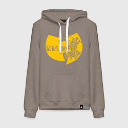 Женская толстовка-худи Wu shaolin logo